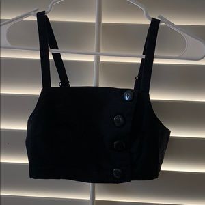 Black Crop Top